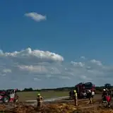 Pożar słomy na drodze Radoszyn-Darnawa – interwencja strażaków