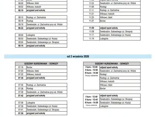 Rozpoczęcie roku szkolnego 2026/2027 w Szkole Podstawowej nr 1 – 1 września