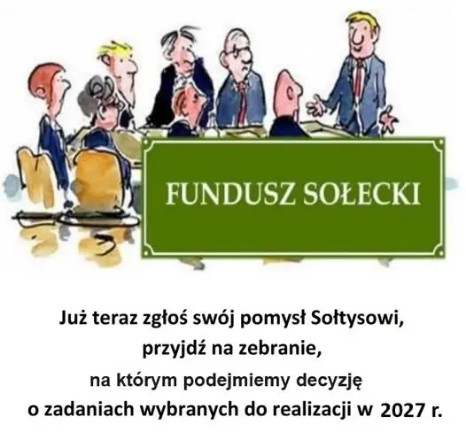 Zebranie sołeckie w Szczańcu: mieszkańcy zdecydują o funduszu sołeckim na 2027 rok