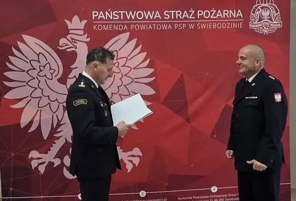25 lat służby w PSP Świebodzin – jubileusz kpt. Krystiana Hoppe