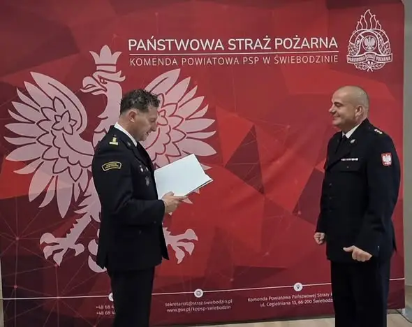 25 lat służby w PSP Świebodzin – jubileusz kpt. Krystiana Hoppe