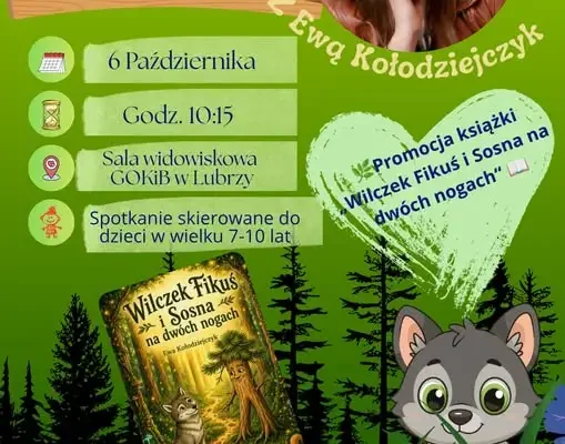 Spotkanie autorskie w Lubrzy – GOKiB partnerem wydania książki