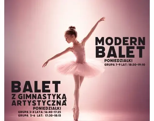 Balet i gimnastyka artystyczna – ruszyły zapisy na nowy sezon zajęć