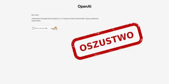 Uwaga na fałszywe maile o płatności za ChatGPT – to phishing