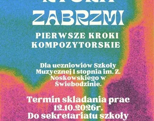 Konkurs kompozytorski w Świebodzinie. Twoja melodia zabrzmi na szkolnym koncercie