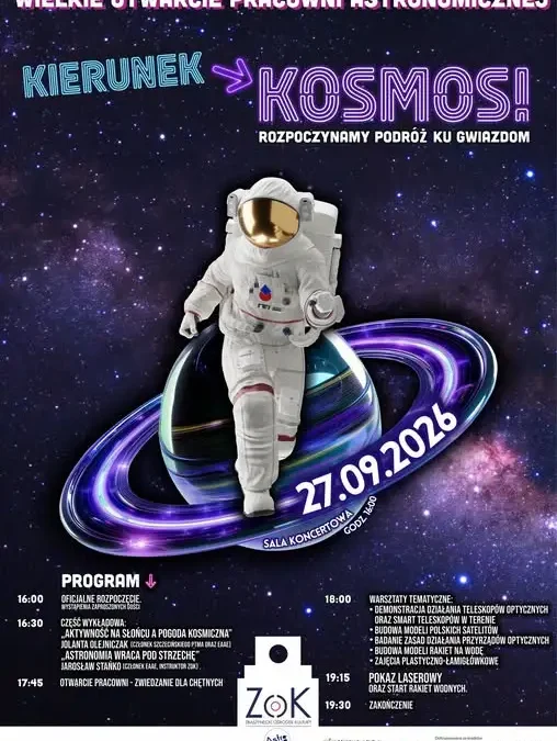 Zbąszynek: wielkie otwarcie Pracowni Astronomicznej już 27 września