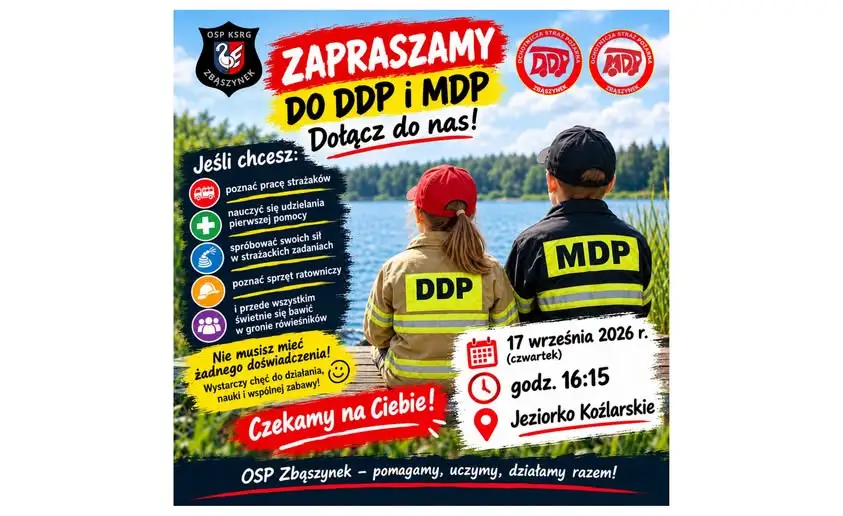 OSP Zbąszynek zaprasza dzieci i młodzież na spotkanie drużyn pożarniczych