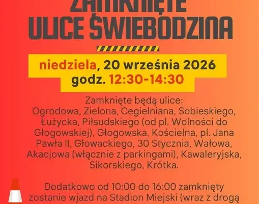 Świebodzińska Dziesiątka już w niedzielę – utrudnienia w ruchu