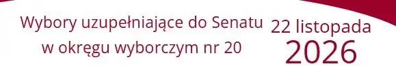 Wybory uzupełniające do Senatu w okręgu nr 20 – głosowanie 22 listopada 2026