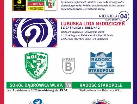 Weekend pełen sportowych emocji w Zbąszynku i okolicach