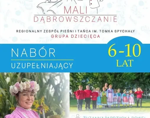 Zbąszynek: nabór do dziecięcej grupy folklorystycznej „Mali Dąbrowszczanie”
