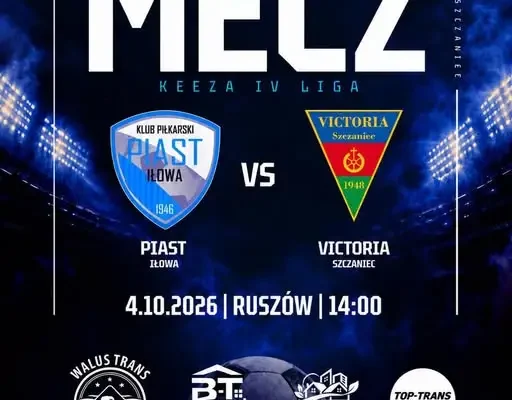 Victoria Szczaniec zagra na wyjeździe z Piastem Iłowa w Ruszowie