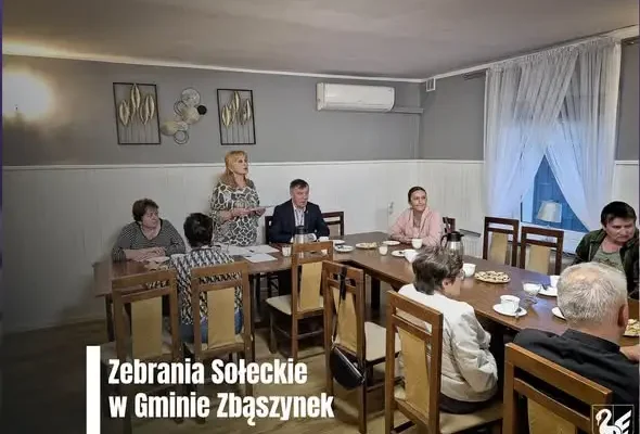 Zebrania sołeckie w gminie Zbąszynek: mieszkańcy wskazali priorytety na 2026 rok