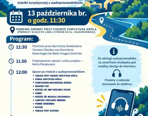 Świebodzin zaprasza na spacer z audioprzewodnikiem – nowa ścieżka turystyczna