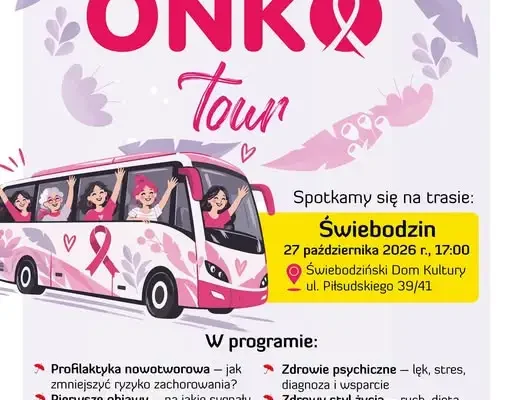 Lubuski ONKO Tour w Świebodzinie – bezpłatne konsultacje i wiedza o profilaktyce nowotworowej