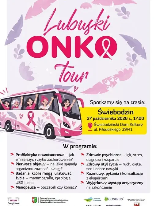 Lubuski ONKO Tour w Świebodzinie – bezpłatne konsultacje i wiedza o profilaktyce nowotworowej