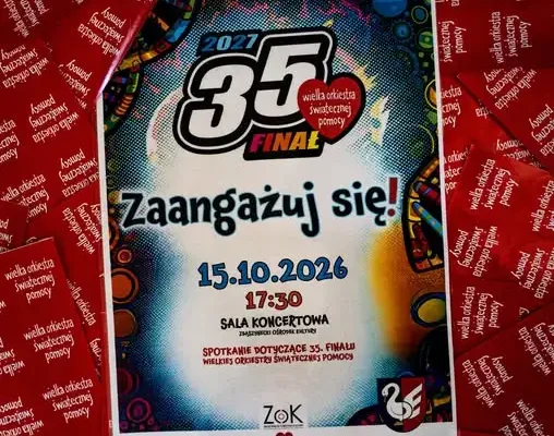 Zbąszynek szykuje 35. Finał WOŚP – spotkanie organizacyjne już 15 października