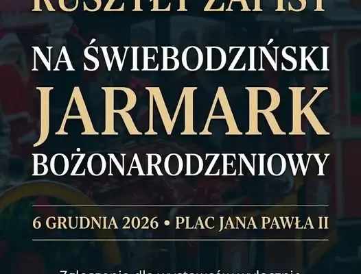 Jarmark Bożonarodzeniowy w Świebodzinie – ruszają zapisy dla wystawców